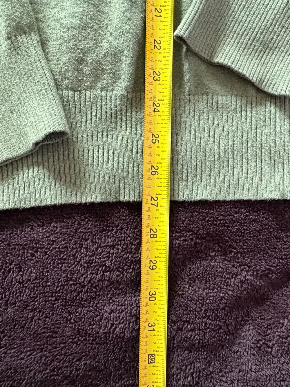 Banana Republic beige quarter zip cotton & cashmere sweater mens XL